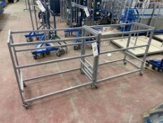 Two Mobile Racks, each approx. 1070mm wide, Lot located 33-37 Carron Place, East Kilbride, North