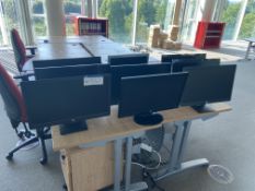 Ten Assorted Flat Screen Monitors, with keyboards and mice, Lots Located Caledonia House, 5