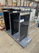 Three Mobile Double Sided Display Stands, Lot located 33-37 Carron Place, East Kilbride, North