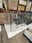 Three Double Sided Mobile Display Racks, each 1.2m wide, Lot located 33-37 Carron Place, East