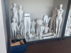 Assorted Mannequin Parts, as set out in one area, Lots Located Caledonia House, 5 Inchinnan Drive,
