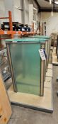 Four Mobile Double Sided Display Stands, each approx. 1150mm wide, Lot located 33-37 Carron Place,