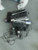 Assorted IT Equipment, including docking station, keyboards and mice, Lots Located Caledonia