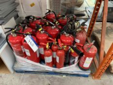 Assorted Fire Extinguishers, as set out on one pallet (E0510), Lot located 33-37 Carron Place,