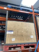 Steel Framed Packing Case, including contents of shelving and cross bars (J0811), Lot located 33-