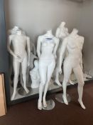Assorted Adult & Child Mannequins, as set out in one area, Lots Located Caledonia House, 5 Inchinnan