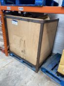 Steel Framed Case, with residual cardboard box contents (J0845), Lot located 33-37 Carron Place,