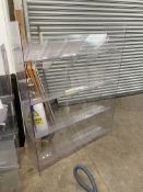 Five Acrylic Pamphlet Display Stands, Lot located 33-37 Carron Place, East Kilbride, North