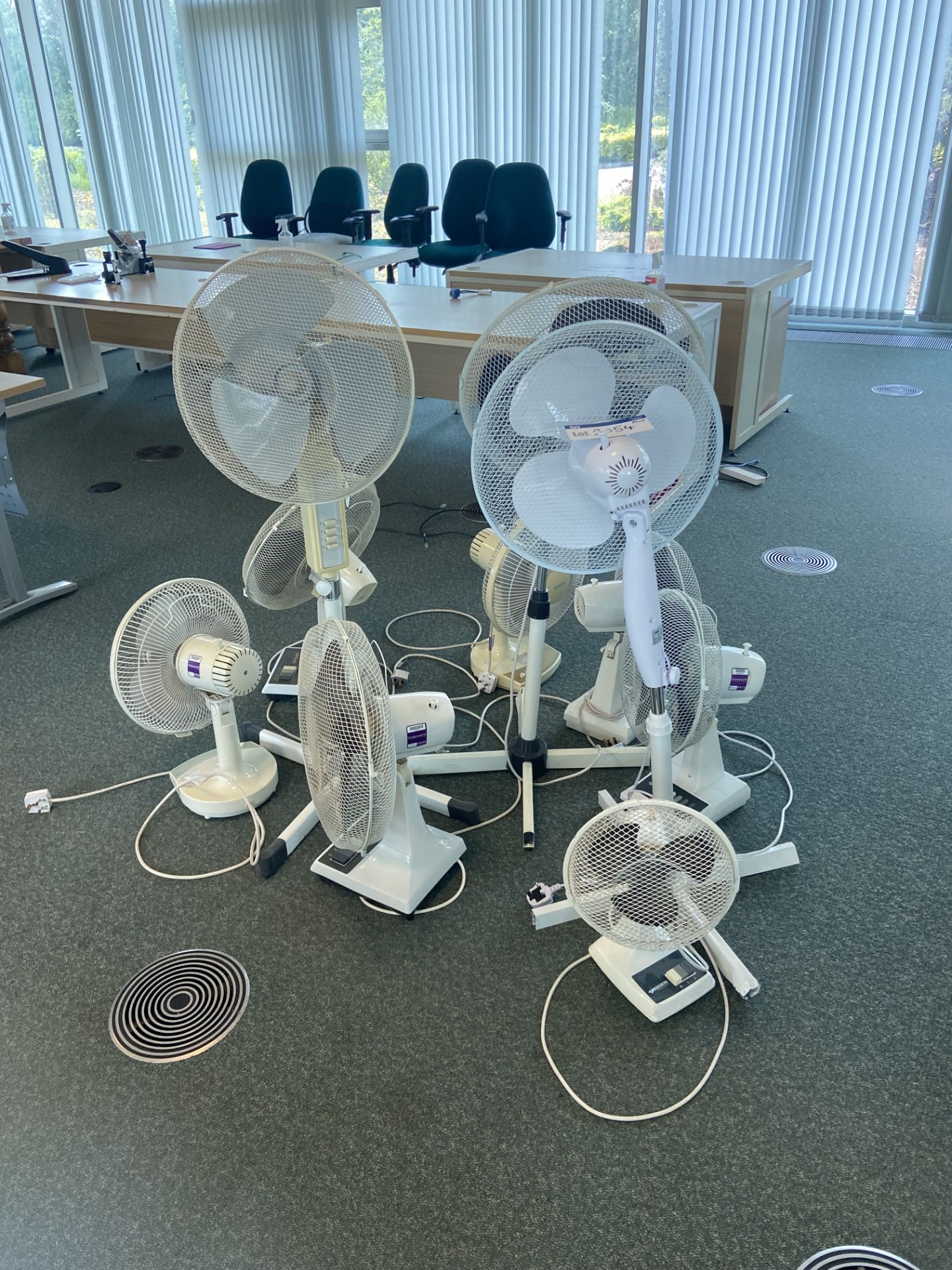 Lots Fans Ten Assorted Fans, Lots Located Caledonia House, 5 Inchinnan Drive ...
