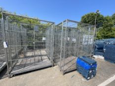 NINE WIRE MESH STOCK STILLAGES, each approx. 1.8m x 1.2m x 2.35m high, Lots Located Caledonia House,