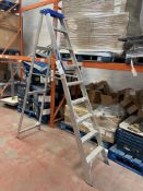 Industrial Ladders Nine Rise Folding Alloy Stepladder, Lot located 33-37 Carron Place, East