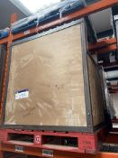 Framed Packing Case, with contents on hanging rails (J0814), Lot located 33-37 Carron Place, East