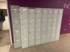 Eight x Four Door Steel Personnel Lockers, Lots Located Caledonia House, 5 Inchinnan Drive,