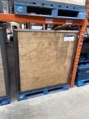 Steel Framed Packing Box, with contents of empty cardboard boxes (J0800), Lot located 33-37 Carron