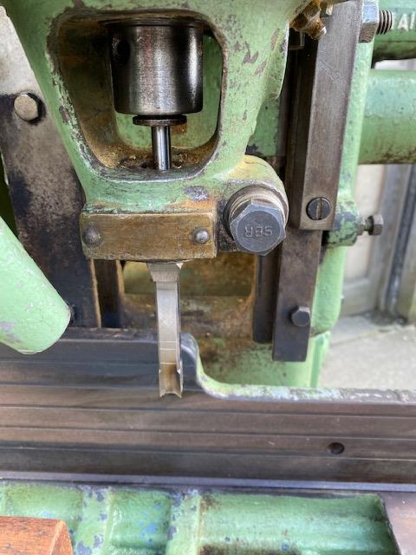Wadkin MF Chain & Chisel Morticer, serial no. 102358, with grinding attachmentPlease read the - Bild 4 aus 9
