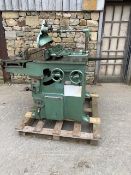 Robinson ET/E 18in. Rip Saw, serial no. 225, with sliding tablePlease read the following important