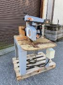 Maggi Junior 640 Radial Arm Saw, serial no. 01/02/2065, year of manufacture 2003Please read the