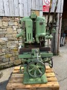 Wadkin MF Chain & Chisel Morticer, serial no. 102358, with grinding attachmentPlease read the