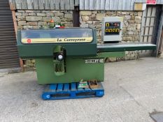 Guilliet KXY Four Sided Planer, serial no. 1408, with tooling, year of manufacture 1988, 7in