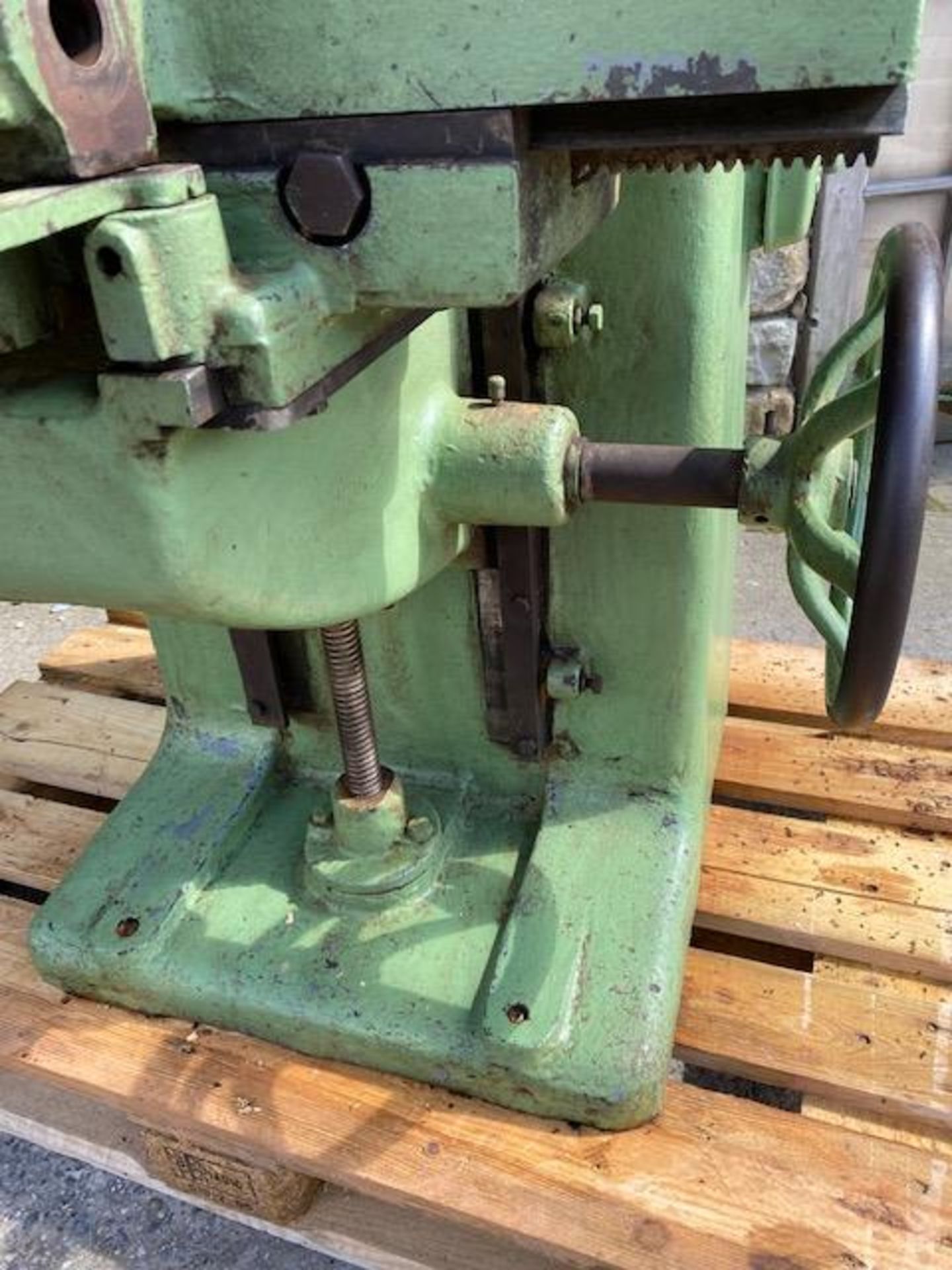 Wadkin MF Chain & Chisel Morticer, serial no. 102358, with grinding attachmentPlease read the - Bild 6 aus 9