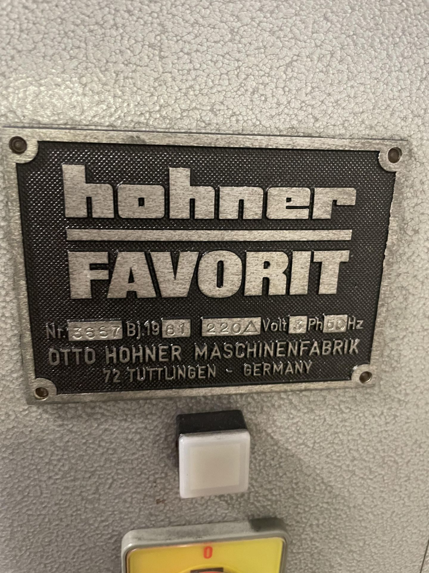 Hohner Favorit Heavy Duty Stitcher, serial number 3667, year of manufacture 1981 (very lightly - Image 5 of 5