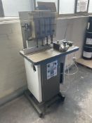 Iram 12 Four Headed Paper Drill, with multiple spare drills, and adjustable table liftPlease read