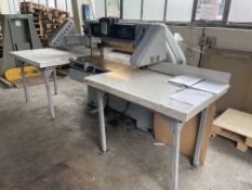 Schneider 92-MC-V Guillotine, serial number 32372, year of manufacture 1991, with two x 1m. air side