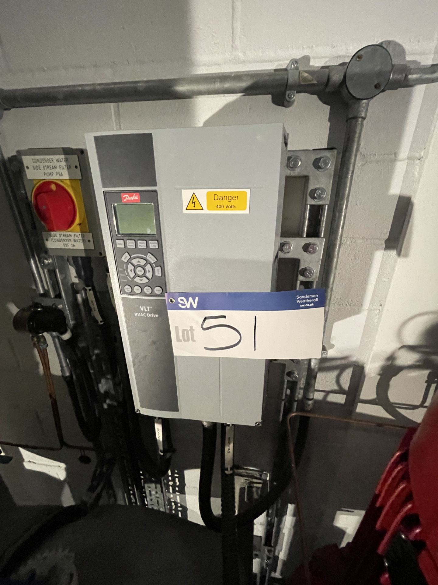 Danfoss 7.5kW VLT HVAC Inverter Drive Unit (please note this lot is part of combination lot 51A)