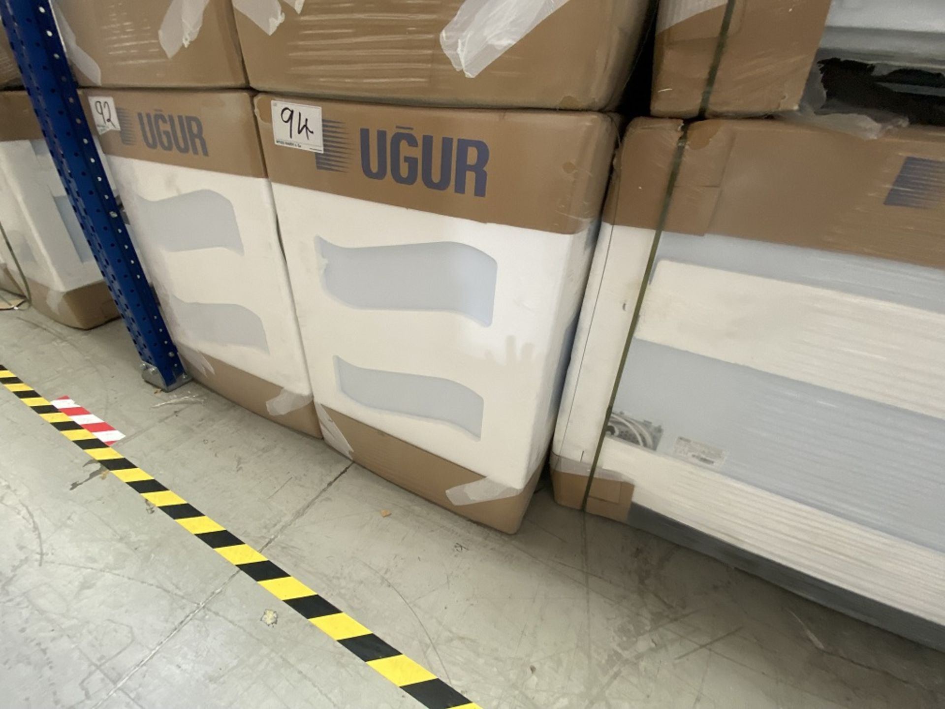 Ugur UDD 600 SC Commercial Chest Freezer, with sliding glass door top, approx. 2060mm x 635mm,