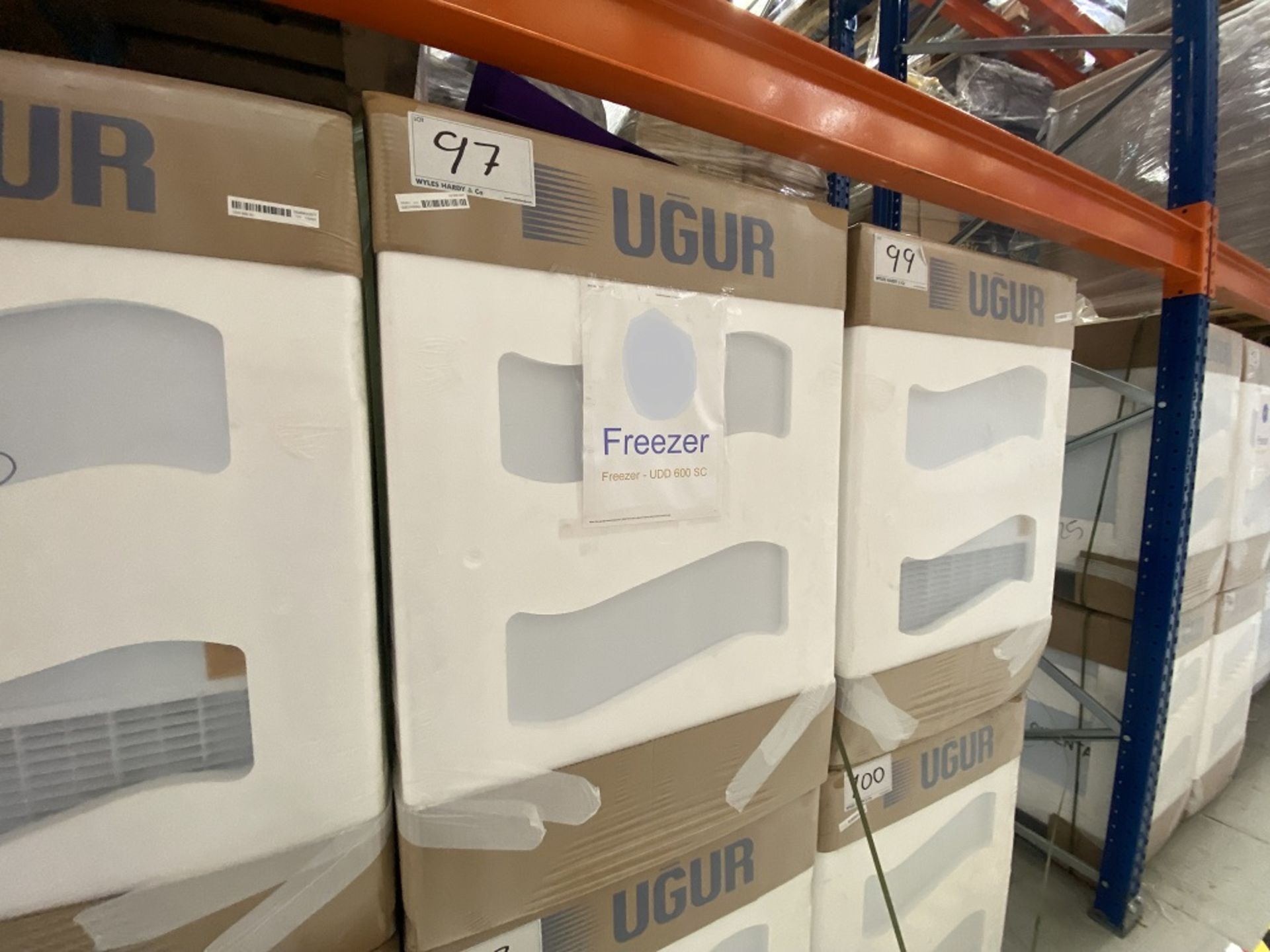 Ugur UDD 600 SC Commercial Chest Freezer, with sliding glass door top, approx. 2060mm x 635mm,