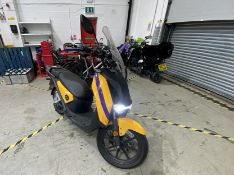 2021 Super Soco CPX Battery Electric Scooter, registration no.LC71 UUD, date first registered: 27/