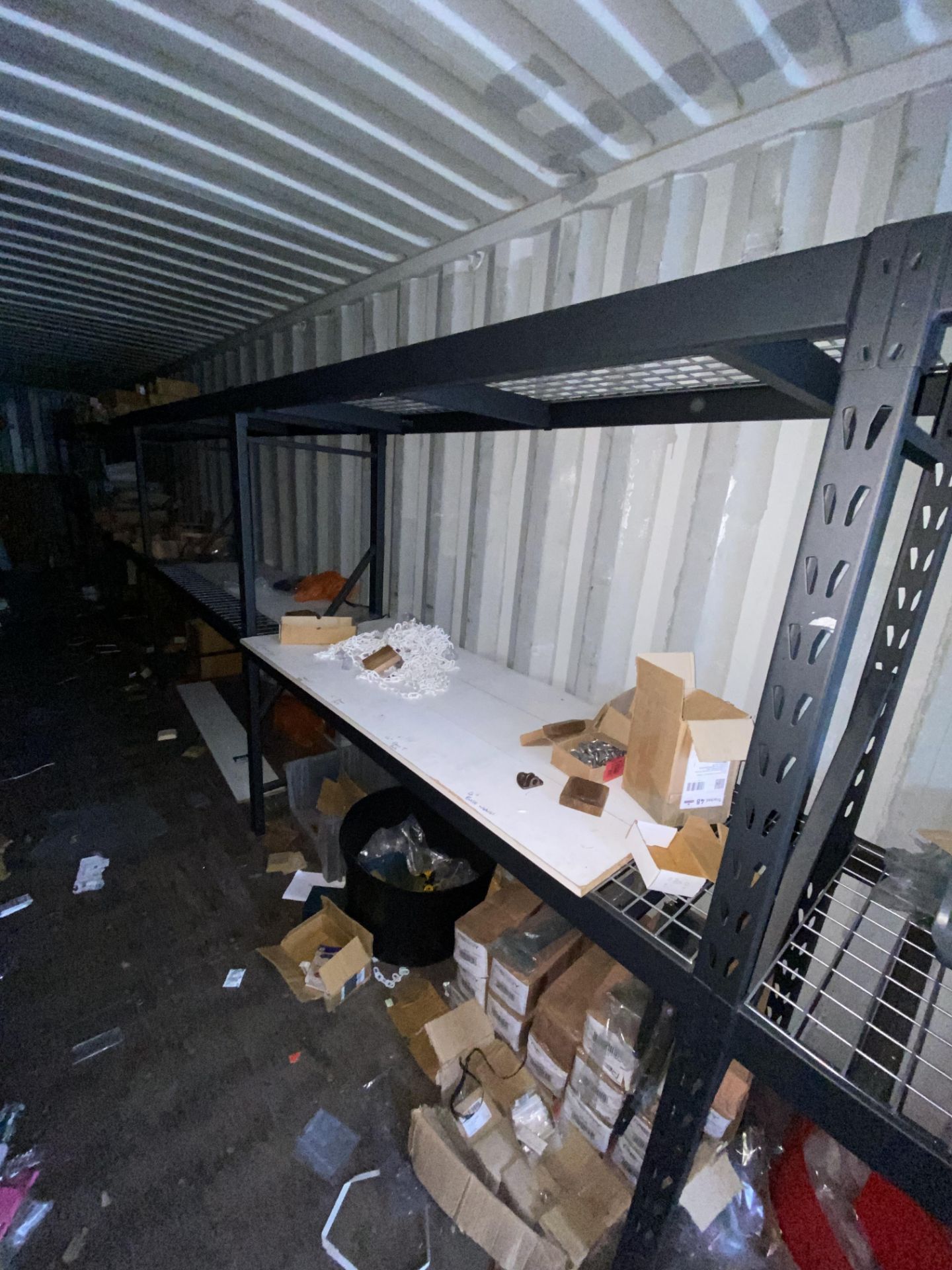 12 Bays of Two Tier Steel Stock Rack (contents excluded – reserve removal until contents cleared) - Image 5 of 7