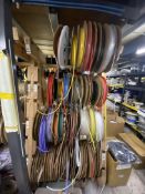 Quantity of Assorted Heat Shrink, as set out on three bays of timber rack (rack excluded)Please read