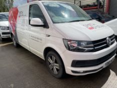 Volkswagen Transporter T32 LWB Diesel 2.0 TDI BMT 150 Highline Van, registration no. YD69WJM, date