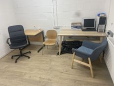 Two Desks & Three Assorted ChairsPlease read the following important notes:- ***Overseas buyers -