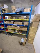 Quantity of Carlisle Brass Door Fixings, Hinges & Screws, with plastic stacking bins, as set out