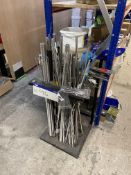 Quantity of Stainless Steel Threaded Bar, with threaded bar rackPlease read the following