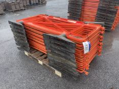15 Defiance Pro Plastic Safety Barriers, with feet, approx. 2m x 1m (lot located at Thorntrees