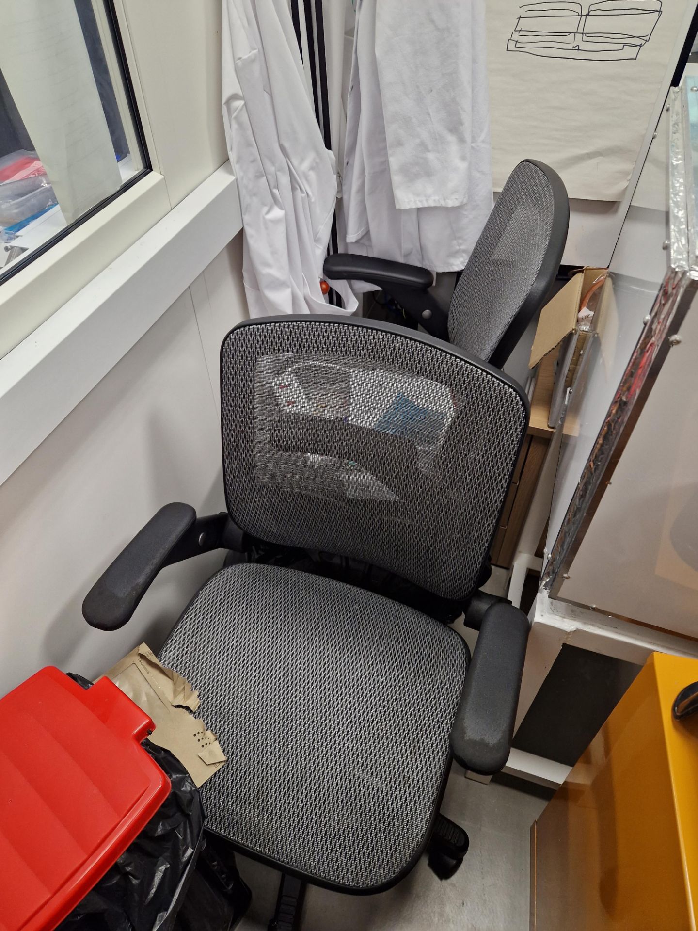 Five Swivel Office Arm Chairs Please read the following important notes:- ***Overseas buyers - All - Image 2 of 2