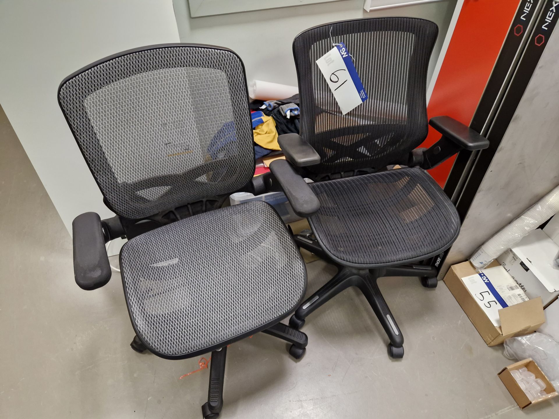 Five Swivel Office Arm Chairs Please read the following important notes:- ***Overseas buyers - All