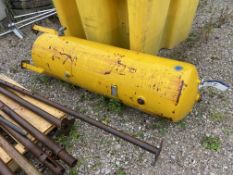 Vertical Welded Steel Air Receiver, approx. 1.9m high. Lot located Bretherton, Lancashire. Lot