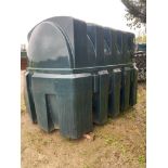 Titan BUNDED PLASTIC FUEL STORAGE TANK, approx. 2.6m x 2.05m x 2.4m high, with fuel dispensing