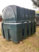 Titan BUNDED PLASTIC FUEL STORAGE TANK, approx. 2.6m x 2.05m x 2.4m high, with fuel dispensing