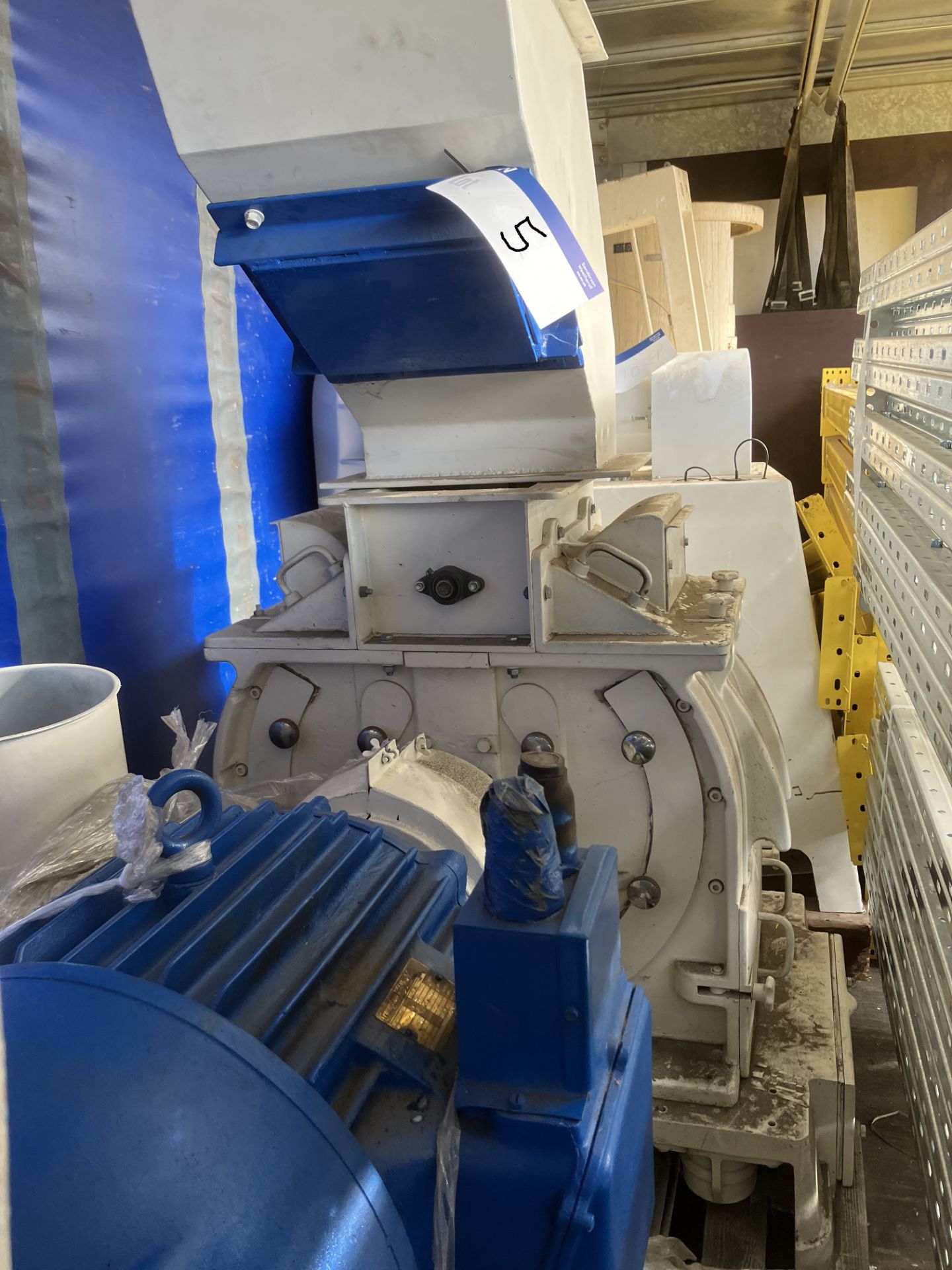 REFURBISHED Christy & Norris X15 HAMMER MILL, on aspirated base, with 55kW direct coupled drive, - Image 6 of 9