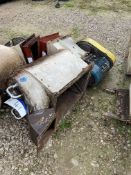 Steel Cased Rotary Screen, approx. 1.4m x 900mm high overall, 600mm wide on screen, with fitted