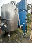 Blackwater Engineering 3,000 litre STAINLESS STEEL MIXER TANK, serial no. 7235, year of