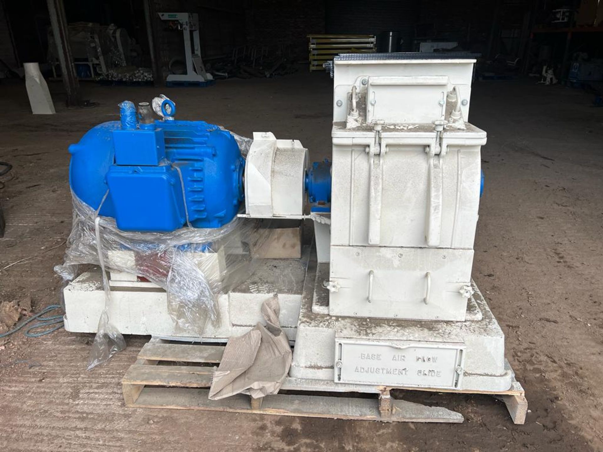 REFURBISHED Christy & Norris X15 HAMMER MILL, on aspirated base, with 55kW direct coupled drive, - Image 2 of 9