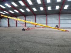 Westfield WR 100-61 Grain Auger, approx. 61'/18.5m long, 10in./250mm dia., capacity up to 120tph,