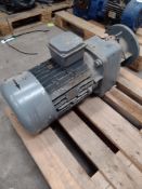 Nord SK132M/4 30 7.5kW Electric Motor, serial no. 36813766, with fitted gearbox. Lot located
