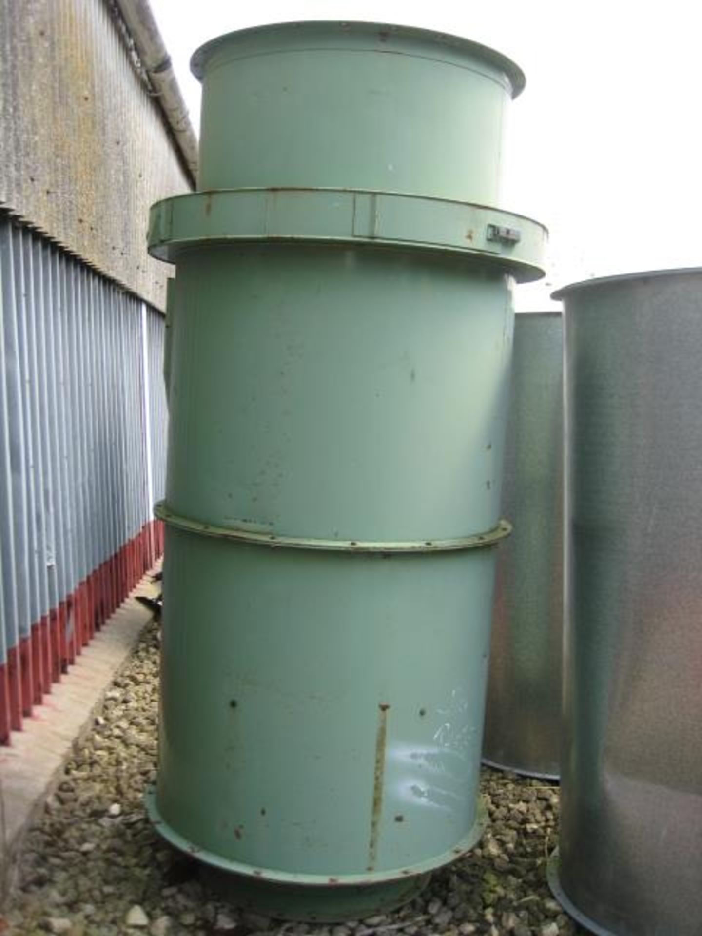 Cimbria Cyclofan CF20, with 15kW fan, serial no. 14811, body approx. 1000mm dia. Lot located at